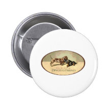 Teckel. Ami dévoué Badges Avec Agrafe