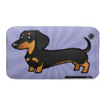 Teckel de bande dessinée (manteau lisse) coques iPhone 3 Case-Mate