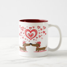 Teckels de Valentine Mug