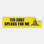 Ted Cruz parle pour moi l'adhésif pour pare-chocs Adhésif Pour Voiture