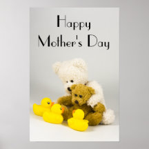 Ted et l'affiche de canards…