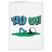 Tee de golf D ! Carte De Vœux