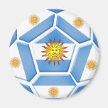 Tee - shirt argentin de futebol et vitesse de ball aimant