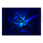 Tee - shirt bleu cartes de vœux