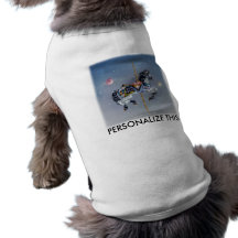 Tee - shirt d'animal familier - cheval gris de car manteaux pour toutous
