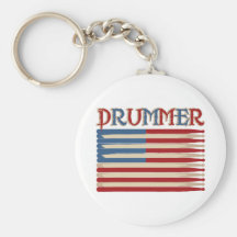 Tee - shirt et cadeaux de batteur de drapeau des E Porte-clés