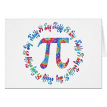 Tee - shirt et cadeaux de jour du colorant pi de c cartes de vœux