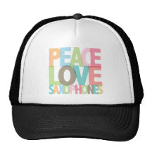 Tee - shirt et cadeaux de saxophones d'amour de pa casquette de camionneur
