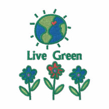 Tee - shirt vert vivant de jour de la terre d'Emrb