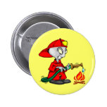 Tee - shirts de pompiers d'enfants et cadeaux d'en badge avec épingle
