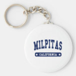 Tee - shirts de style d'université de Milpitas la  Porte-clés