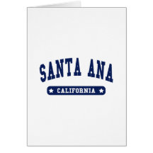 Tee - shirts de style d'université de Santa Ana la Carte