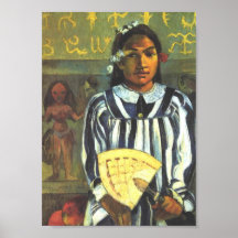 "Tehamana a la copie de Paul Gauguin de beaucoup d Affiches