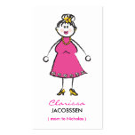 Télécarte mignonne de maman d'amusement de famille cartes de visite