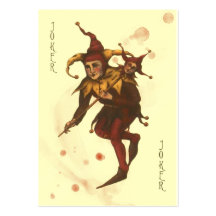 Télécarte tachée de sang de joker modèle de carte de visite