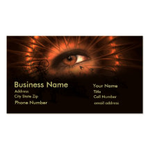 Témoin d'oeil cartes de visite personnelles