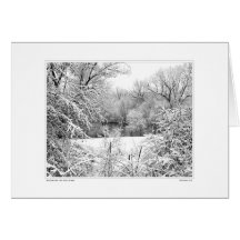 Tempête de neige cartes de vœux