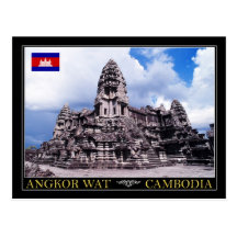 Temple d'Angkor Vat, Cambodge Cartes Postales