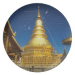 temple de suthep de doi au chiangmai assiette