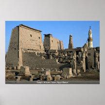 Temple désert de Louxor, Louxor, Egypte Posters