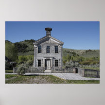Temple maçonnique 3 - Bannack Montana Affiches