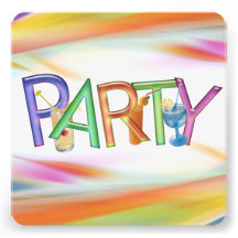 Temps au néon de partie invitation personnalisée