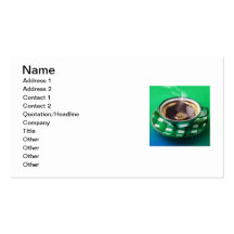 TEMPS DE CAFÉ MODÈLE DE CARTE DE VISITE