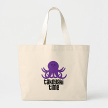 Temps de Kawaii Takoyaki Sacs En Toile