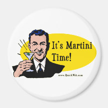 Temps de Martini Magnets Pour Réfrigérateur