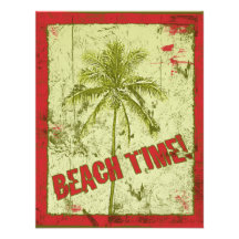 Temps de plage ! Invitations de partie de palmier