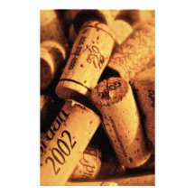 Temps de vin papier à lettre personnalisé