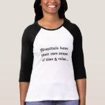Temps d'hôpital et T-shirt sarcastique drôle de rè
