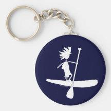 Tenez la conception de silhouette de palette porte-clef