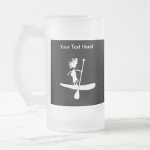Tenez la conception de silhouette de palette mug à café