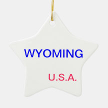 Tenez le premier rôle l'ornement avec le Wyoming e