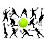 tennis cartes postales