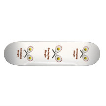 Tennis simple de oscillation plateaux de skateboards customisés