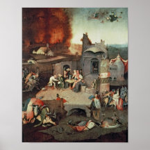 Tentation de saint Anthony, c.1500 Posters