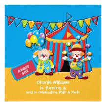 Tente de cirque et fête d'anniversaire de clowns bristols