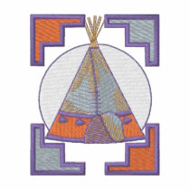 Tepee de commutateur polos brodés