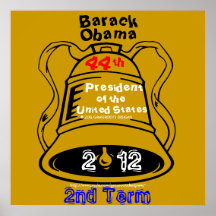 Terme de Bell 2012 de liberté du Président Barack  Posters