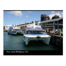 Terminal du ferry, Wellington, N.Z. Cartes Postales