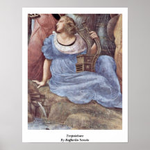 Terpsichore par Raffaello Sanzio Affiche