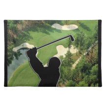 Terrain de golf set de table