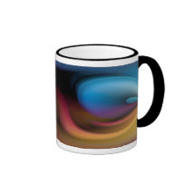 terre abstraite tasses à café
