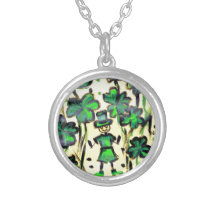 Terre chanceuse pendentifs