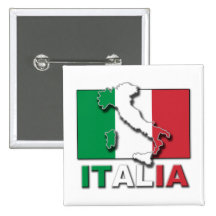 Terre de drapeau de l'Italie Pin's Avec Agrafe