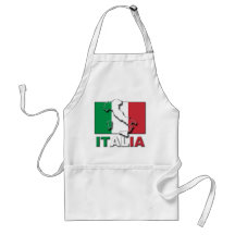Terre de drapeau de l'Italie Tabliers