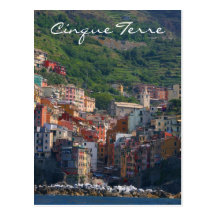 terre de riomaggiore carte postale