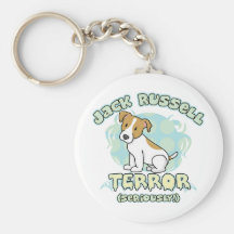 Terreur Keychain de Jack Russell Porte-clef